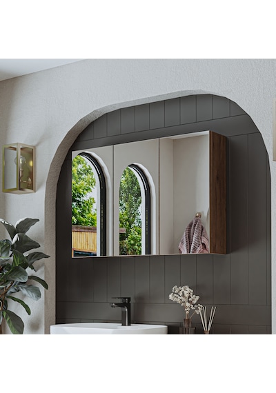 Banyo Dolabı Kulpsuz 3 Kapaklı Mdf 90 Cm Aynalı Banyo Dolabı Atl Atlantik Çam Banyo Dolabı Kulpsuz 3 Kapaklı Mdf 90 Cm Aynalı Banyo Dolabı Atl Atlantik Çam