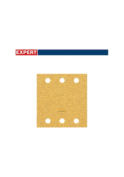 Bosch Expert C470 115x107 Mm 120 Kum 10'lu Zımpara Kağıdı 6 Delikli 2608900894