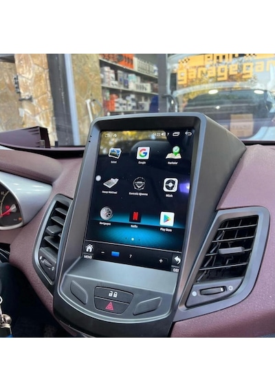 Ford Fiesta Tesla 2009-2018 -9.7'' Android Gerçek 4+64 Gb Ram/4çekirdek 1.6ghz/bt-carplay 9"