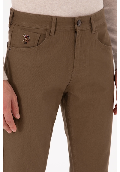 U.S. Polo Assn. Erkek Haki Slim Fit Kanvas / Chino Pantolon 50310340-VR027