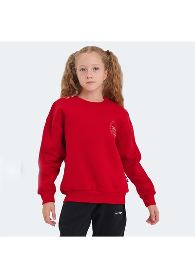 Slazenger LONE Çocuk  Kırmızı Sweatshirt