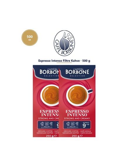 Caffe Borbone Intenso Filtre Kahve İkili Stok 2x250 Gr 500 Gr Güçlü Sabah Paketi