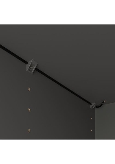 Ikea Översıdan Led'li Sensörlü Dolap Aydınlatması, Koyu Gri, 46 Cm