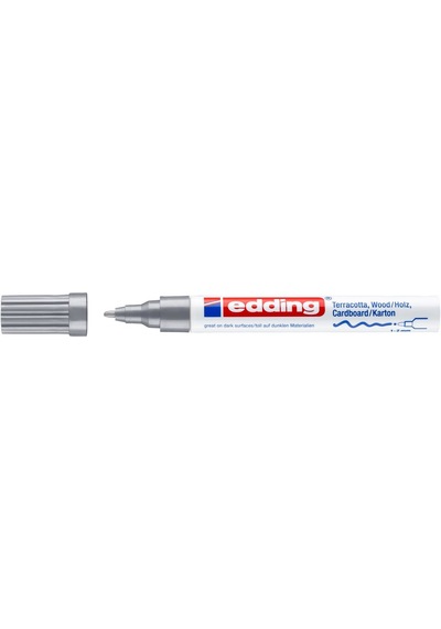 Edding 4040 Creatıve Paint Marker Sılver