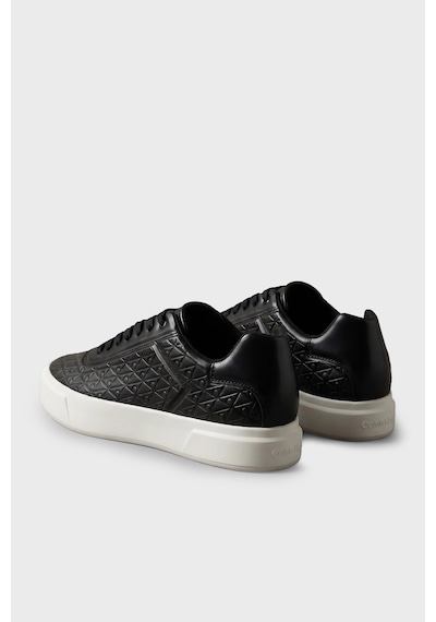 Calvin Klein Logolu Sneaker Ayakkabı Erkek Ayakkabı Hm0hm02132 00w Siyah-ekru