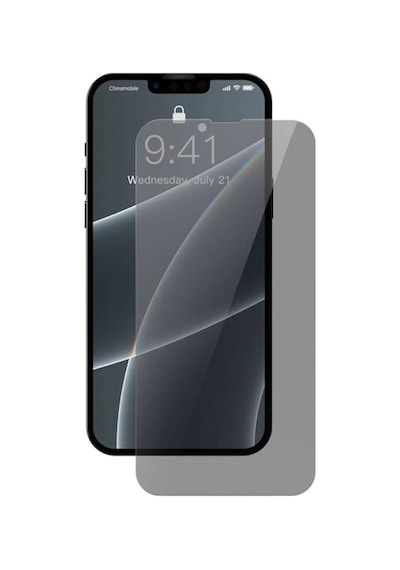 Baseus Apple Uyumlu   iPhone 13 Mini Privacy Hayalet Cam Ekran Koruyucu 2 Adet Siyah (522574920)