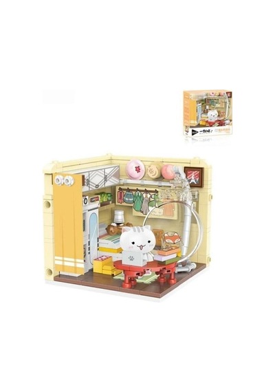 Mey İthalat P885003 Kedi Mutfak 252 Parça Block Oyuncak