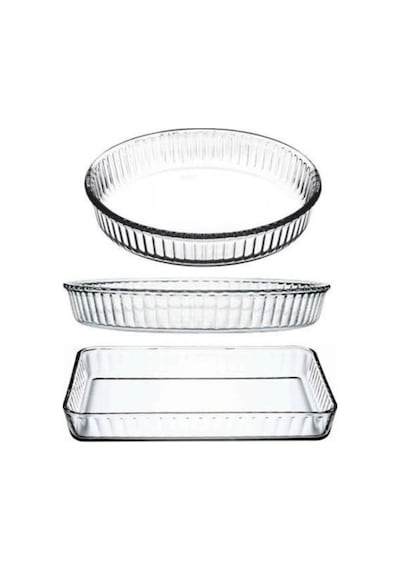 Paşabahçe Borcam Fırın Tepsisi - 3 Lü Borcam Set