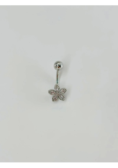 Çiçek Detaylı Göbek Piercing Çok Renkli 59375969