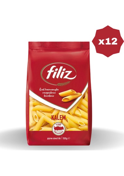 Kalem Makarna 500 Gr - 12 Adet