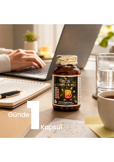 Kiperin B Complex Pro Yüksek Emilim B Vitamini Kompleksi 30 Kapsül