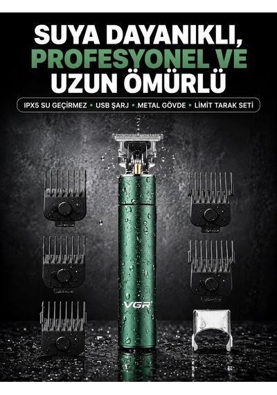 Ers 4 Limit Taraklı Ipx5 Su Geçirmez Saç Kesme Makinesi