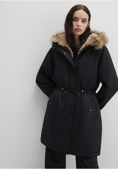 Mavi - Siyah Parka 1110786-900 Siyah