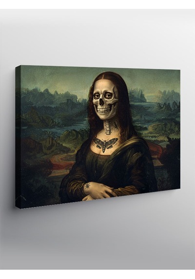 Kanvas Tablo Karanlık Mona Lisa