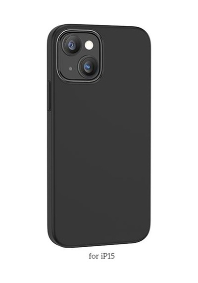 Hoco Pure Series Apple Uyumlu iPhone 15 Manyetik Silikon Kılıf
