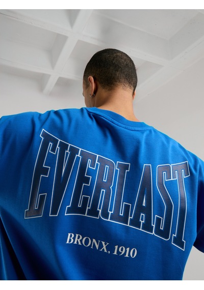 Everlast Ever Classics Oversize Arkası Baskılı Koyu İndigo Erkek Tişört Koyu İndigo