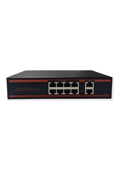 8 Port PoE Switch 2 Uplink - 8 Port PoE Switch 8+2 150W Watt