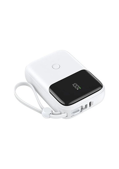 Thentech 1000mah Telefon Tablet Powerbank Küçük Taşınabilir Küçük Güçlü Portatif Powebank Beyaz