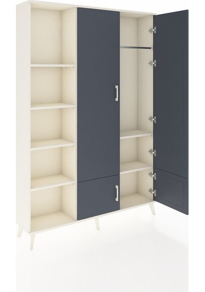Arges Dolap 6 Raflı 4 Kapaklı Tek Askılı 132x30x195 Aytaşı-an... Aytaşı Arges Dolap 6 Raflı 4 Kapaklı Tek Askılı 132x30x195 Aytaşı-an... Aytaşı
