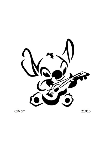Airbrush Tattoo Müzisyen Koala Yapışkanlı Stencil Süsleme Ve Boyama Kalıbı
