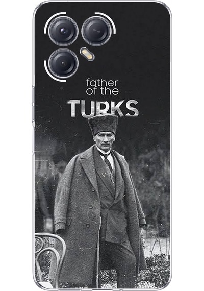 Tecno Pova 7 Ultra 5g Uyumlu Atatürk'ün Mirası Baskılı Silikon Kılıf Renkli