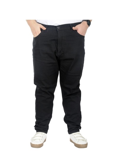 Mode Xl Büyük Beden Erkek Gabardin Pantolon 5 Cep Doğa Classic 22920 Siyah 001