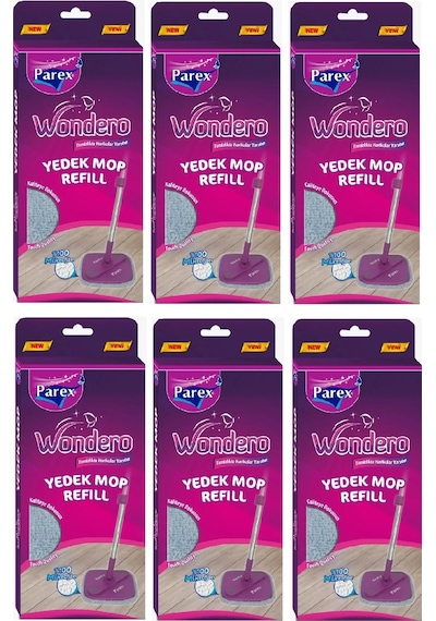 Parex Wondero Yedek Paspas Mop 6 Adet