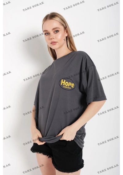 Startmore Logo Baskılı Beyaz Tişört Siyah