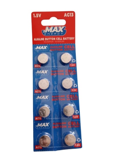 Zersan 8 Adet / Alkalıne Button Cell Battery / Ag13 / 1.5 V /