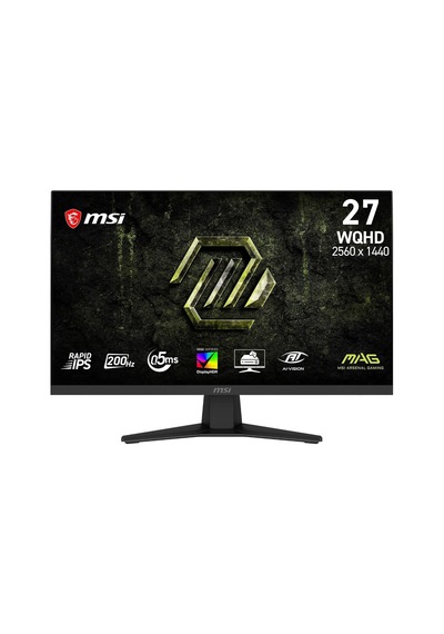 27 Mag 274qf E20, Gaming Monitr, Wqhd, 16:9, Flat, Rapid Ips, 200hz, 0.5ms Gtg, Min. , Adaptive-sync Rapid Ips 2560x14