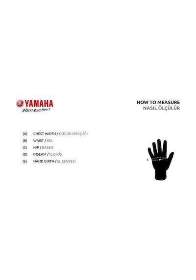 '-Yamaha Kışlık Erkek Eldivenleri Gasher