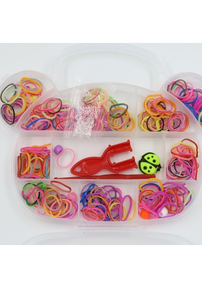 Lastik Bileklik Yapım Seti Kelebek Kutulu 16cm X 19cm
