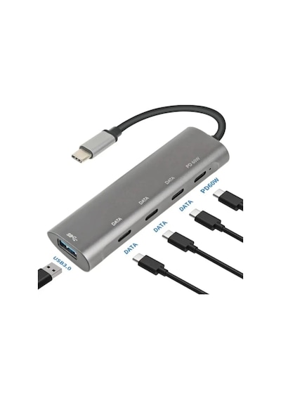 Zr268 Type-c 5 İn 1 Pd Hub