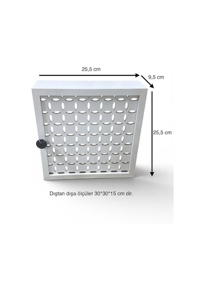 Modem Saklama Kutusu Beyaz