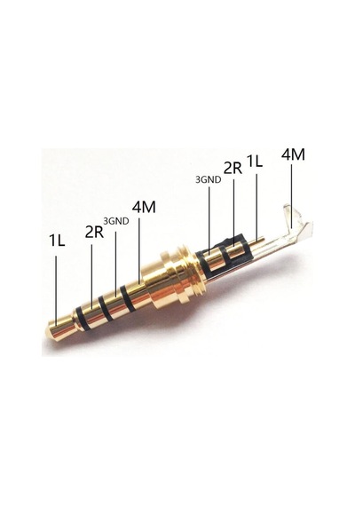 4 Pin Stereo Konnektör - Lehim Tipi - Vidalı Birleşme Gri (551664237)