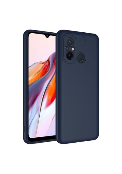 Xiaomi Redmi 12c Kılıf Zore Mara Lansman Kapak Lacivert