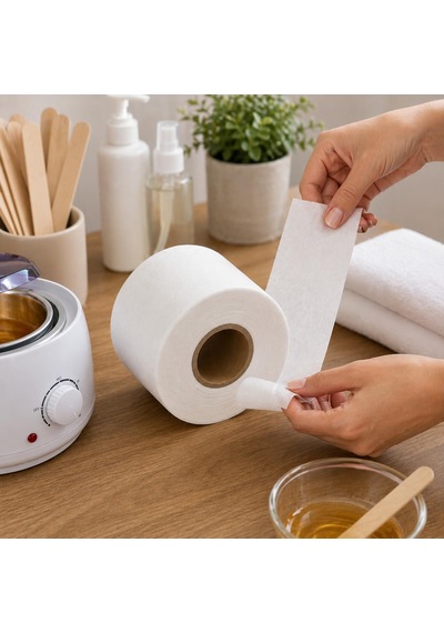 25 Metre Ağda Bezi Rulo Profesyonel Epilasyon Bezi Dayanıklı Nonwoven Ağda Kağıdı Sir Ağda Bezi Rulosu Ev Tipi Ve Salon Kullanımı İçin Asorti Renk 1