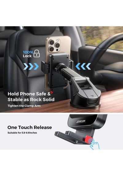 Joyroom Jr-zs241s Wıreless Araç İçi Şarj Telefon Tutucu Siyah Diğer