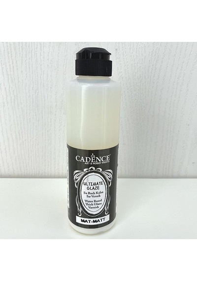 Cadence Ultimate Glaze Kalın Sır Vernik Mat 250Ml