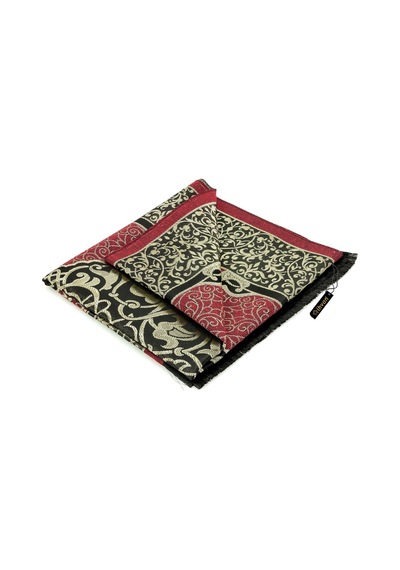 Ekonomik Osmanlı Tafta Seccade - 0150 - Bordo