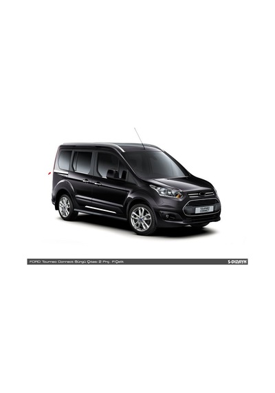 Ford Connect Krom Sürgü Kapı Çıtası 2 Prç. 2015 Üzeri