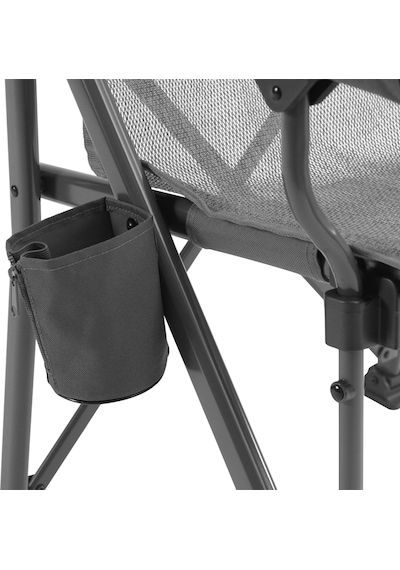 Outwell Ripple Airflow Terletmeyen Ultra Konforlu Katlanır Kamp Sandalyesi Gri