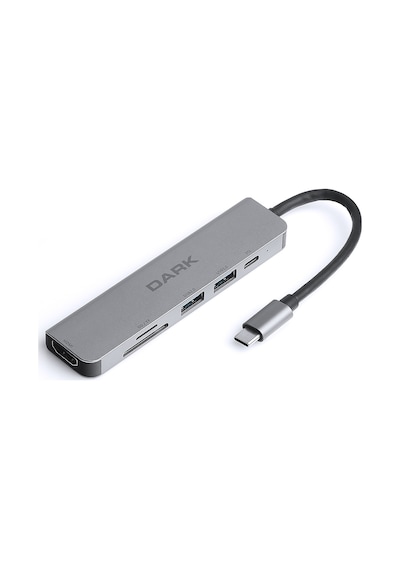 Dark USB 3.1 Type-C 6 in 1 HDMI / TF SD Kart Okuyucu / USB 3.0