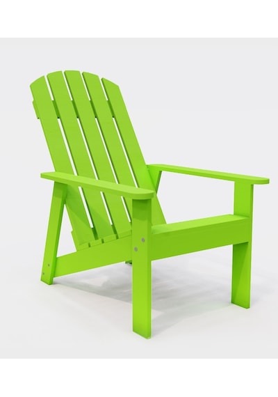 Modern Ahşap Oval Adirondack Balkon, Bahçe Koltuğu