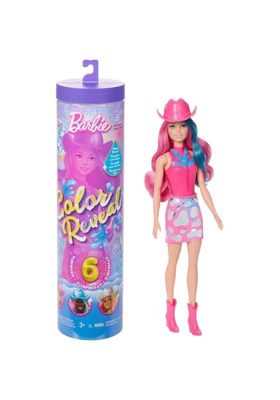 Jcp01 Barbie Color Reveal - Renk Değiştiren Sürpriz Barbie Disco Star Serisi