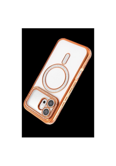 Huawei Honor 600 Joke Simli Magneticsafe Kılıf - Turuncu İtdark57826