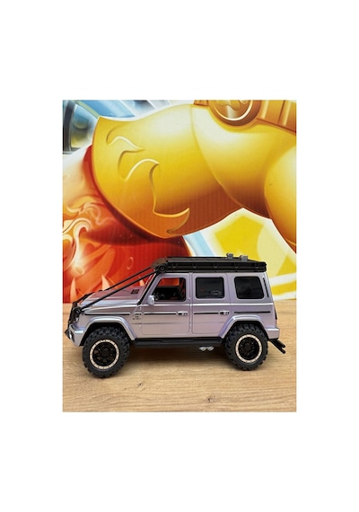Mercedes Benz G63 G550 Model Araba Plastik Sesli Işıklı Açılan Kapılar Mercedes Brabus G550 Çok Renkli
