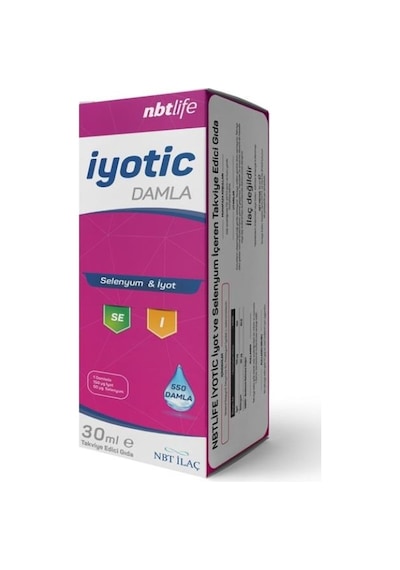 Nbt Life Iyotic Damla Iyot Ve Selenyum Takviyesi 30 Ml