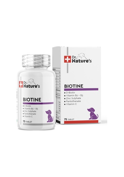 Dr. Nature's Dog Biotin Köpek Deri ve Tüy Sağlığı Besin Takviyesi