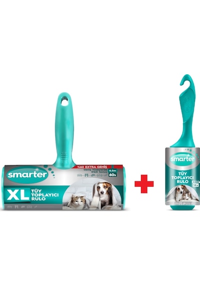 Smarter Tüy Toplayıcı Rulo XL Boy + Smarter Tüy Toplayıcı Rulo